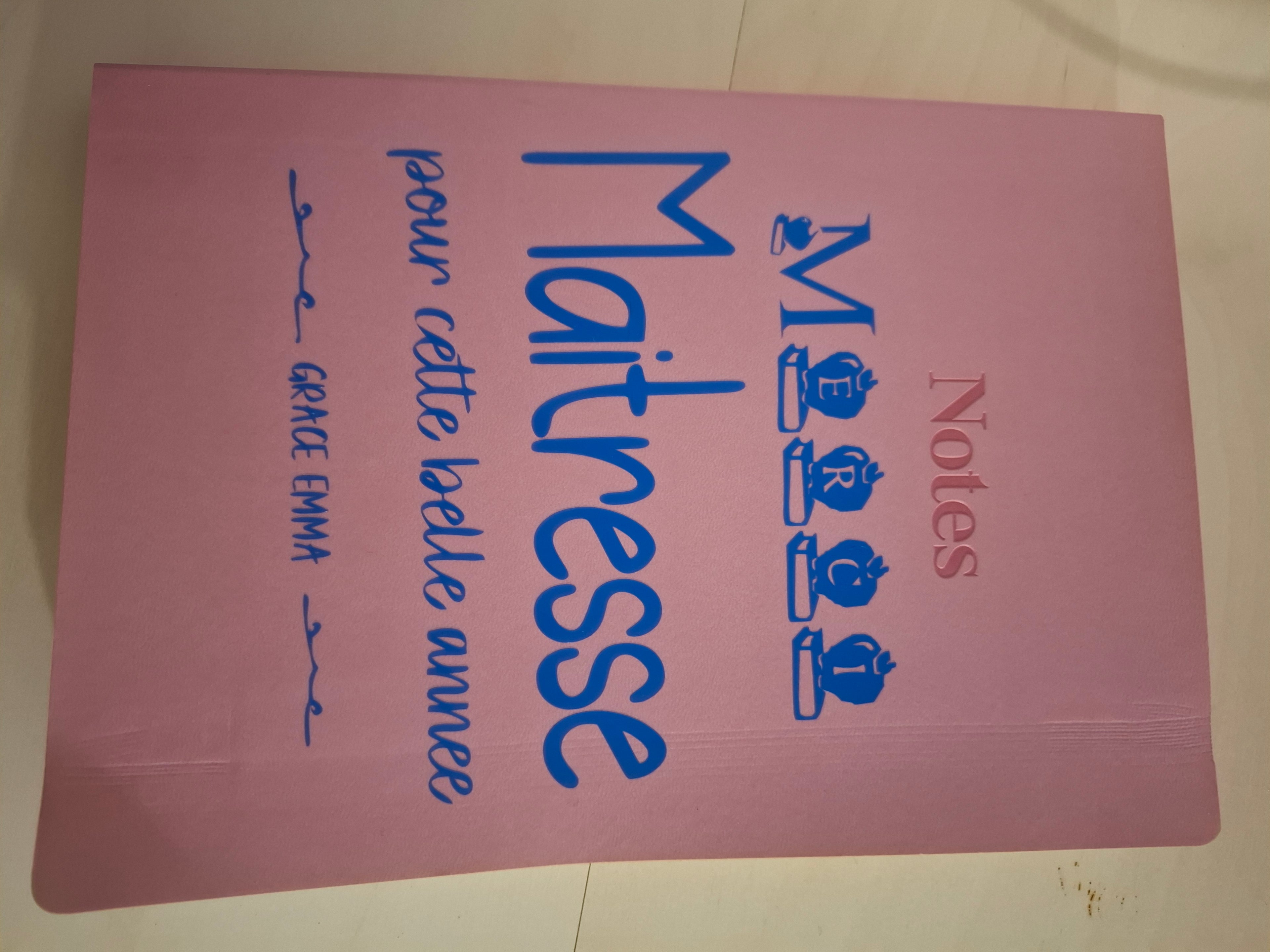 CARNET DE NOTES PERSONNALISÉ