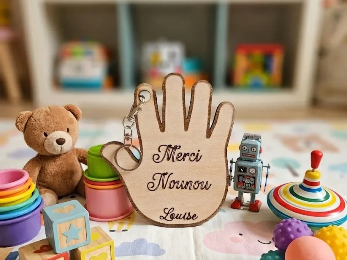 🔑 PORTE-CLÉS PERSONNALISÉ – CADEAU DE FIN D'ANNÉE SCOLAIRE